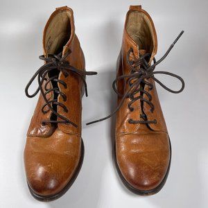 Frye "Carson" ankle boots, brown, size 8.5